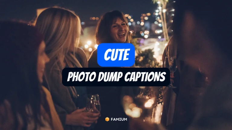 Cute Photo Dump Captions